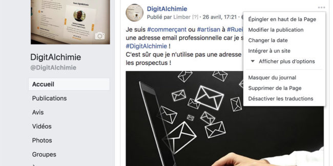 Intégrer un post Facebook dans un article WordPress
