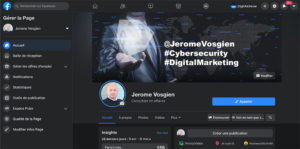 Page Facebook de Jerome Vosgien Pro