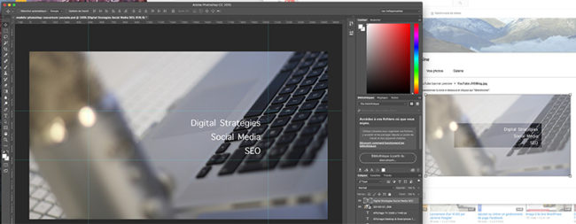 Modèle Photoshop pour illustration YouTube Modèle Photoshop pour illustration YouTube