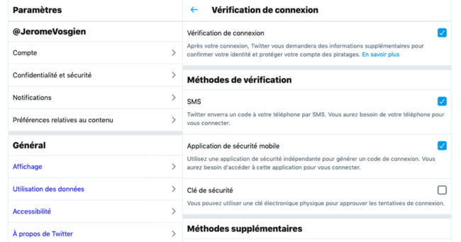 Sécurité sur Twitter