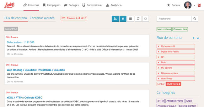OVH a brûlé Limber m’a informé OVH a brûlé Limber m'a informé