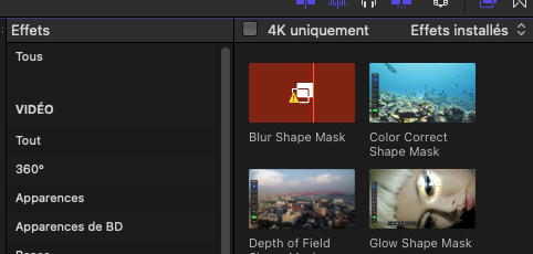 Erreur FCPX SliceX Rosetta 2